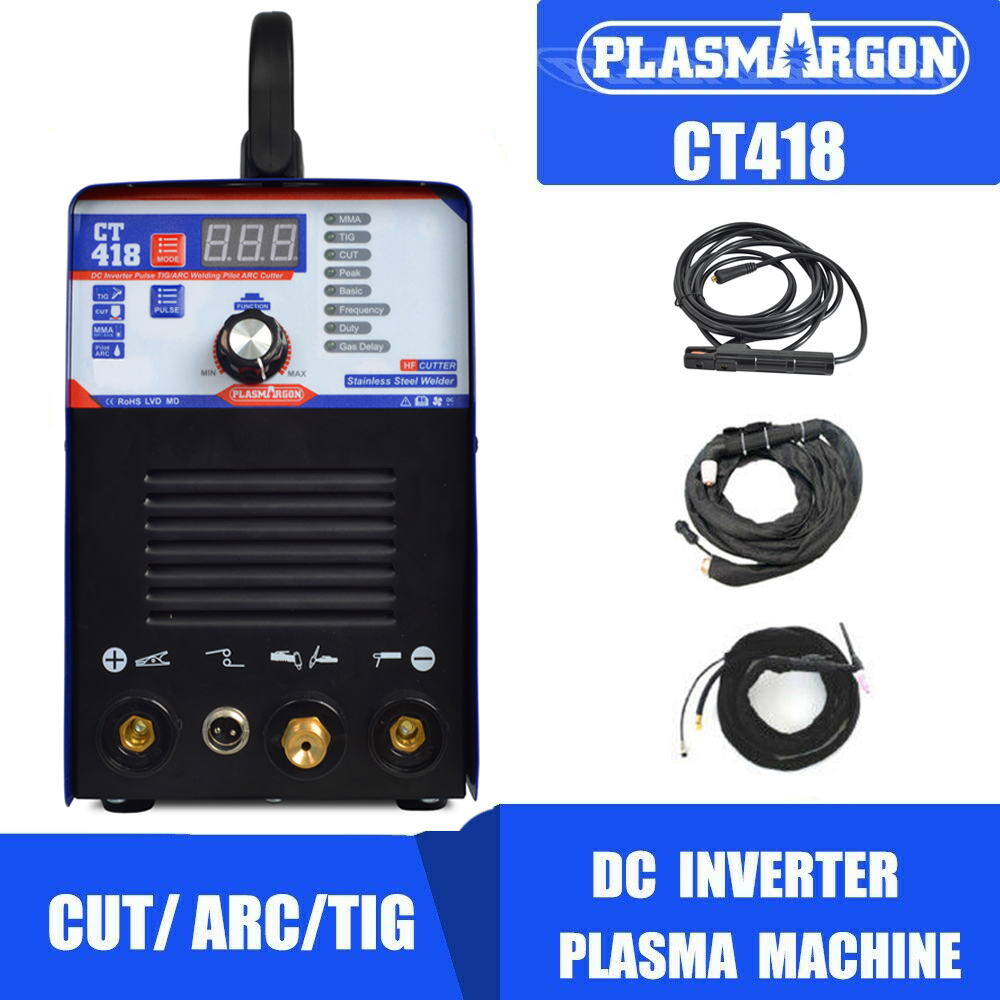 Tig Welder Machine - Soldador Tig cortador de Plasma CT418,