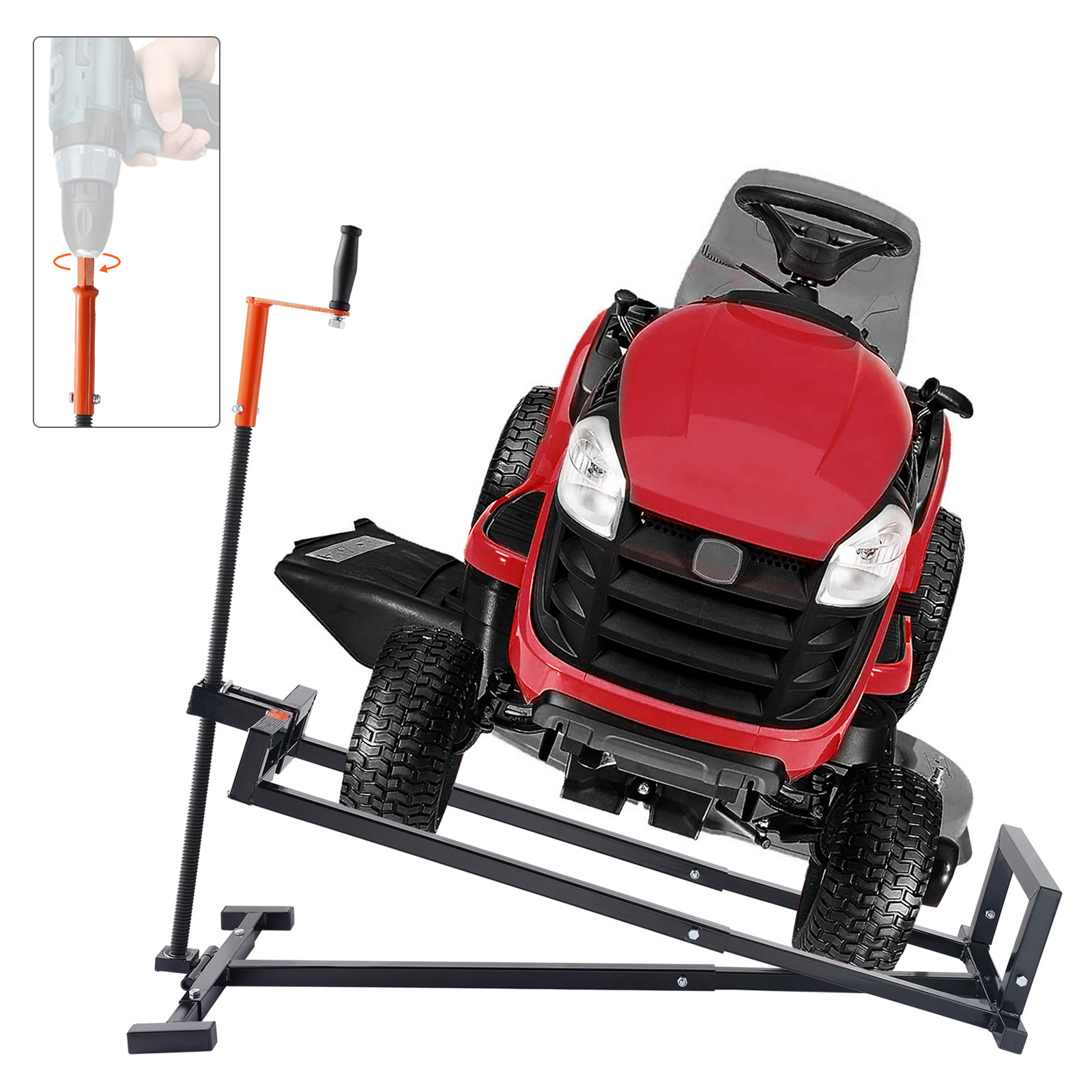 Engine Hoist Crane - SucceBuy Elevador para cortacésped con gato
