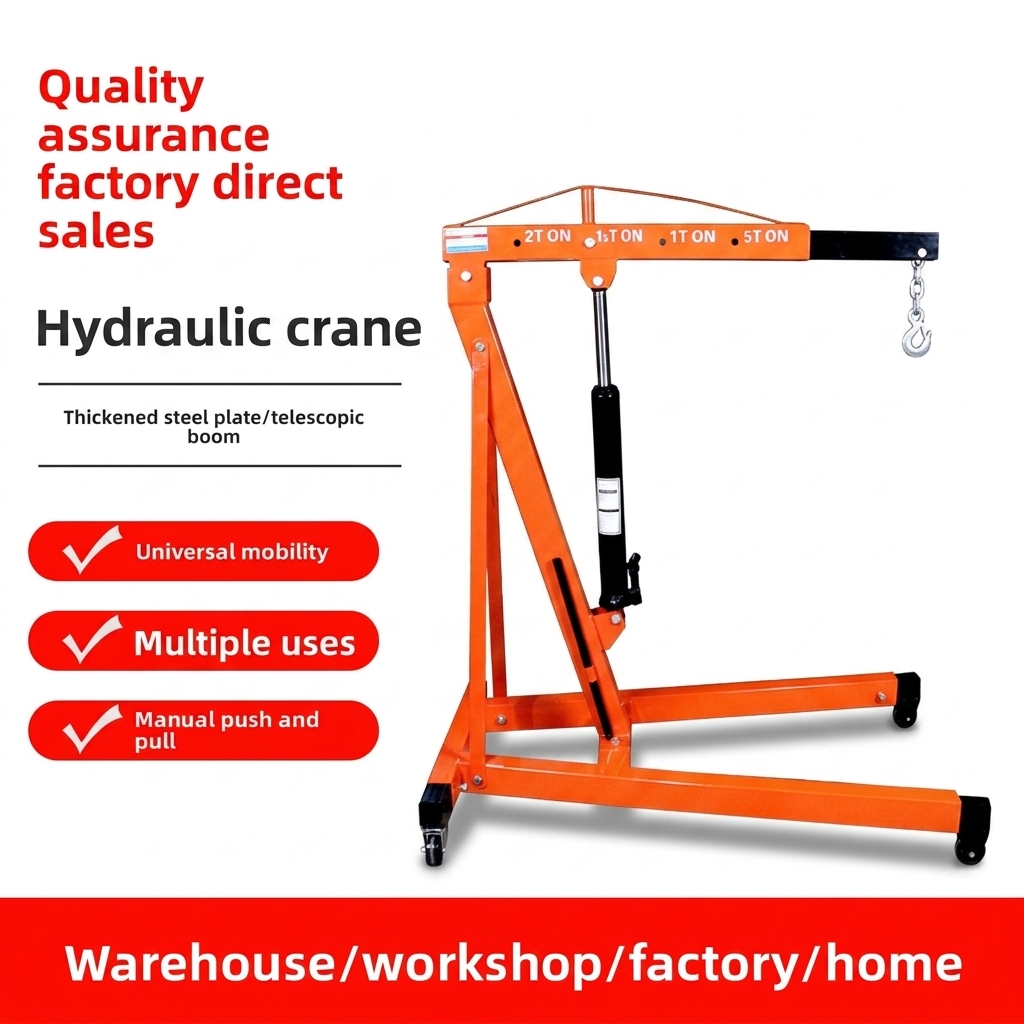 Engine Hoist Crane - Grúa Hidráulica Manual Plegable Portátil para