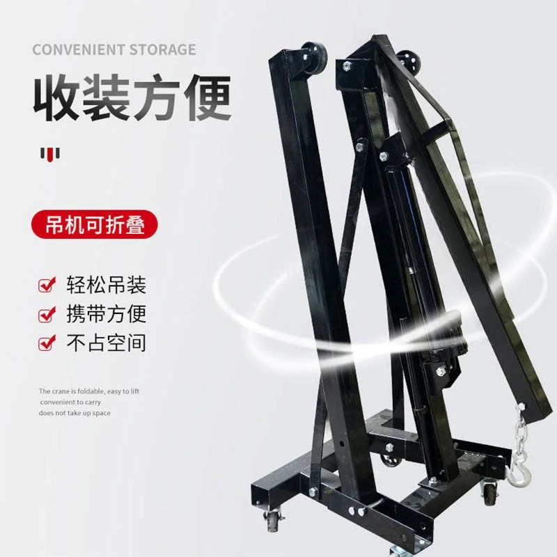 Grúa portátil plegable para ga - Engine Hoist Crane reseña y precio