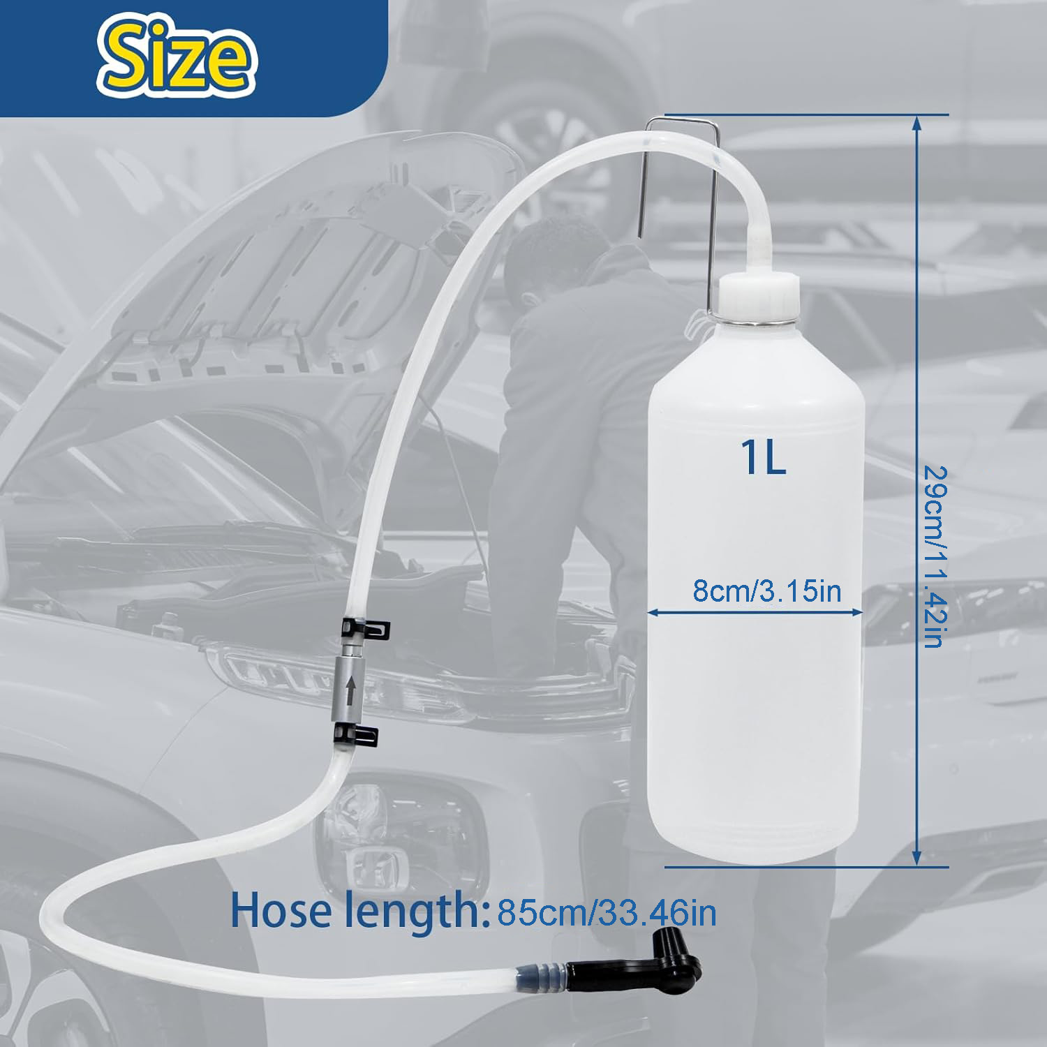Kit de purga de líquido de fre - Brake Bleeder Kit reseña y precio
