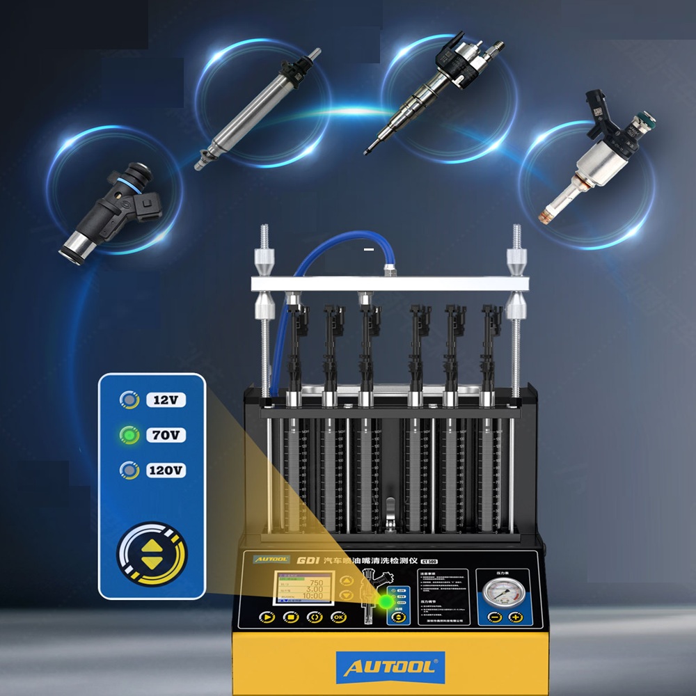 AUTOOL CT500 GDI EFI FEI máqui - Fuel Injector Tester reseña y precio