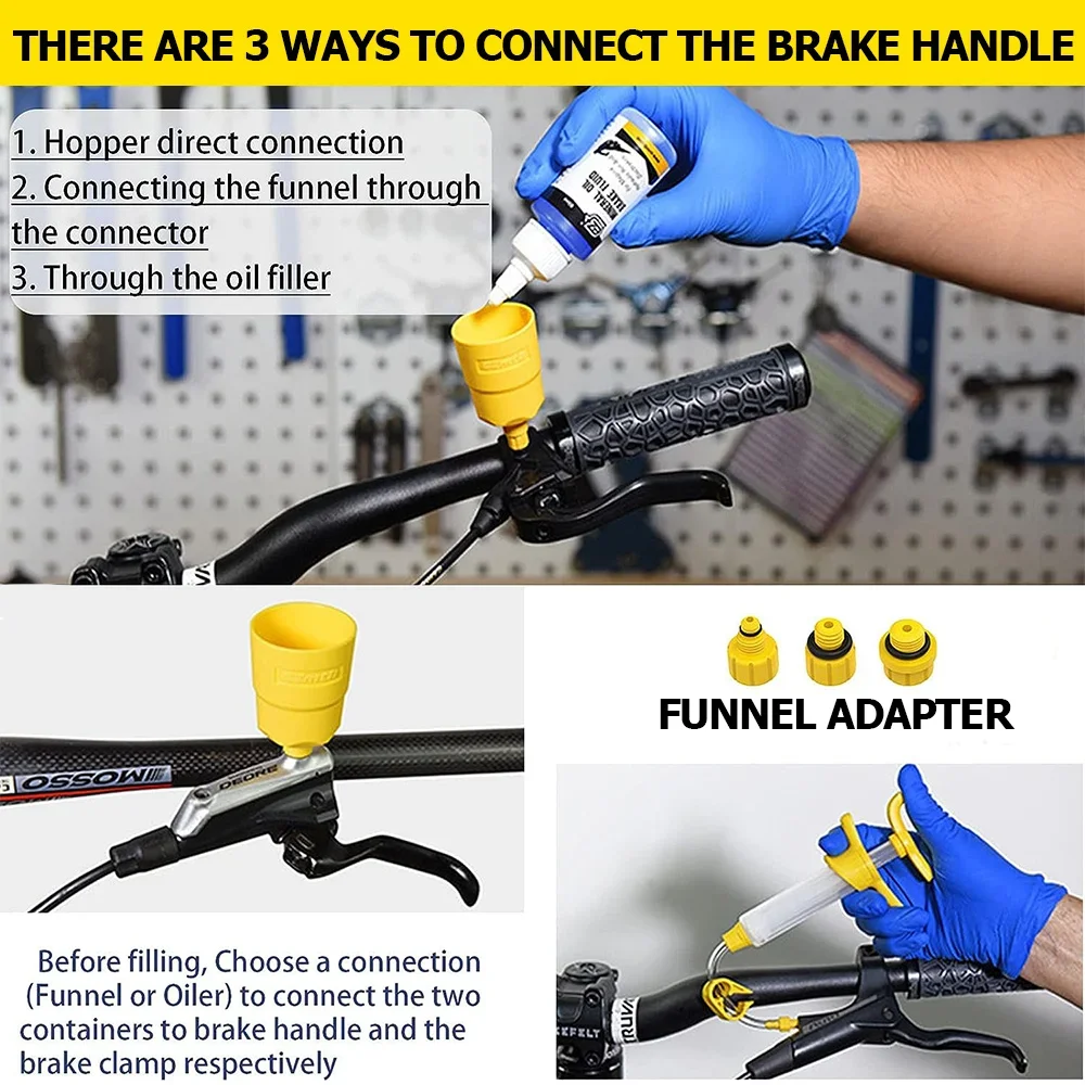 Aceite Mineral de frenos de bi - Brake Bleeder Kit reseña y precio
