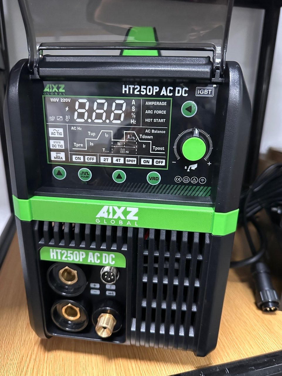 TIG250ACDC PULSE LCD IGBT Inve - Tig Welder Machine reseña y precio